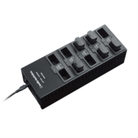 BATTERY CHARGER, 10 INDIVIDUAL ADVANCED MONITOR SOCKETS.